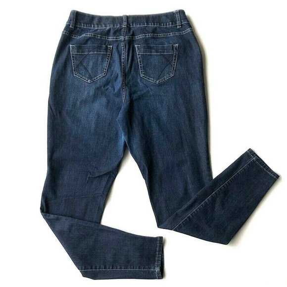 Lane Bryant Skinny Tighter Tummy High Rise Jeans - Picture 3 of 4